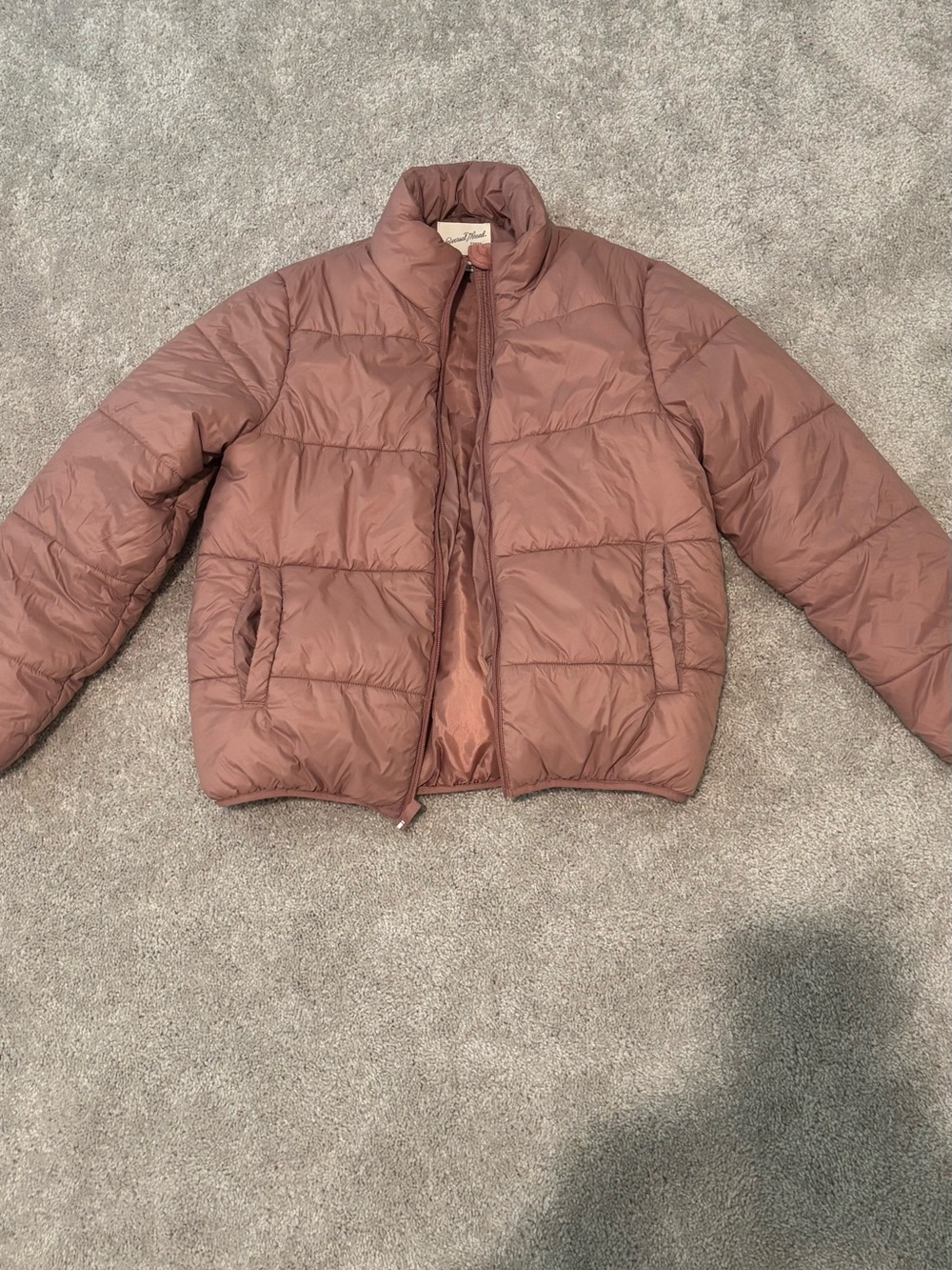 Universal Thread Dusty Rose Puffer Jacket